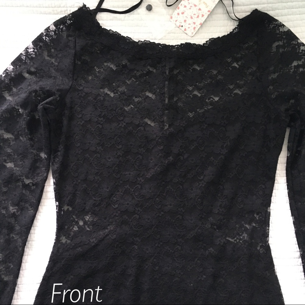 NEW Free People Lovely in Lace Body Con Dress - Picture 5 of 8
